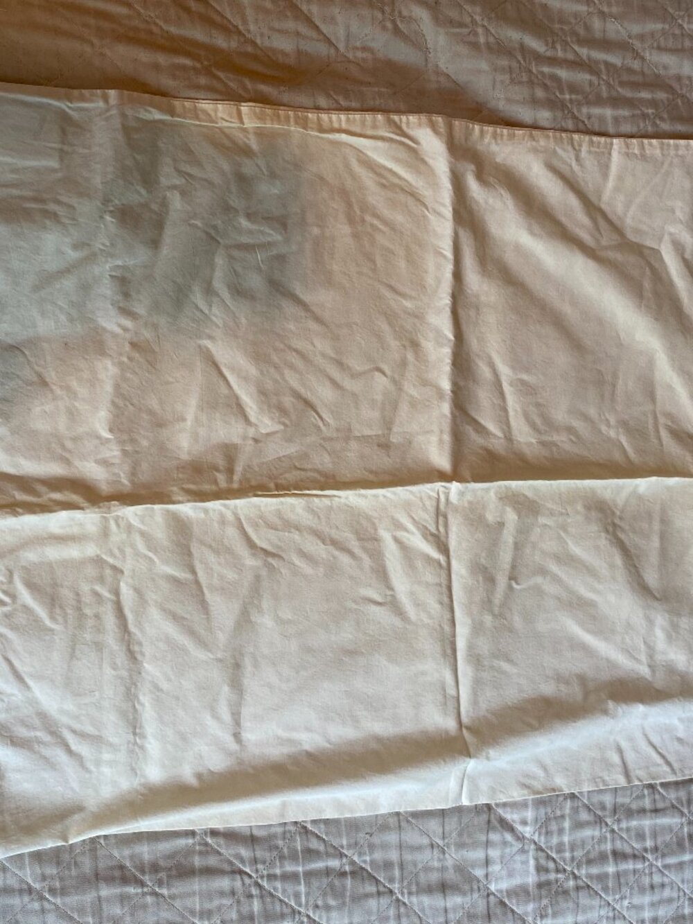 Light yellow pillowcase-Martha Stewart Collection- Standard